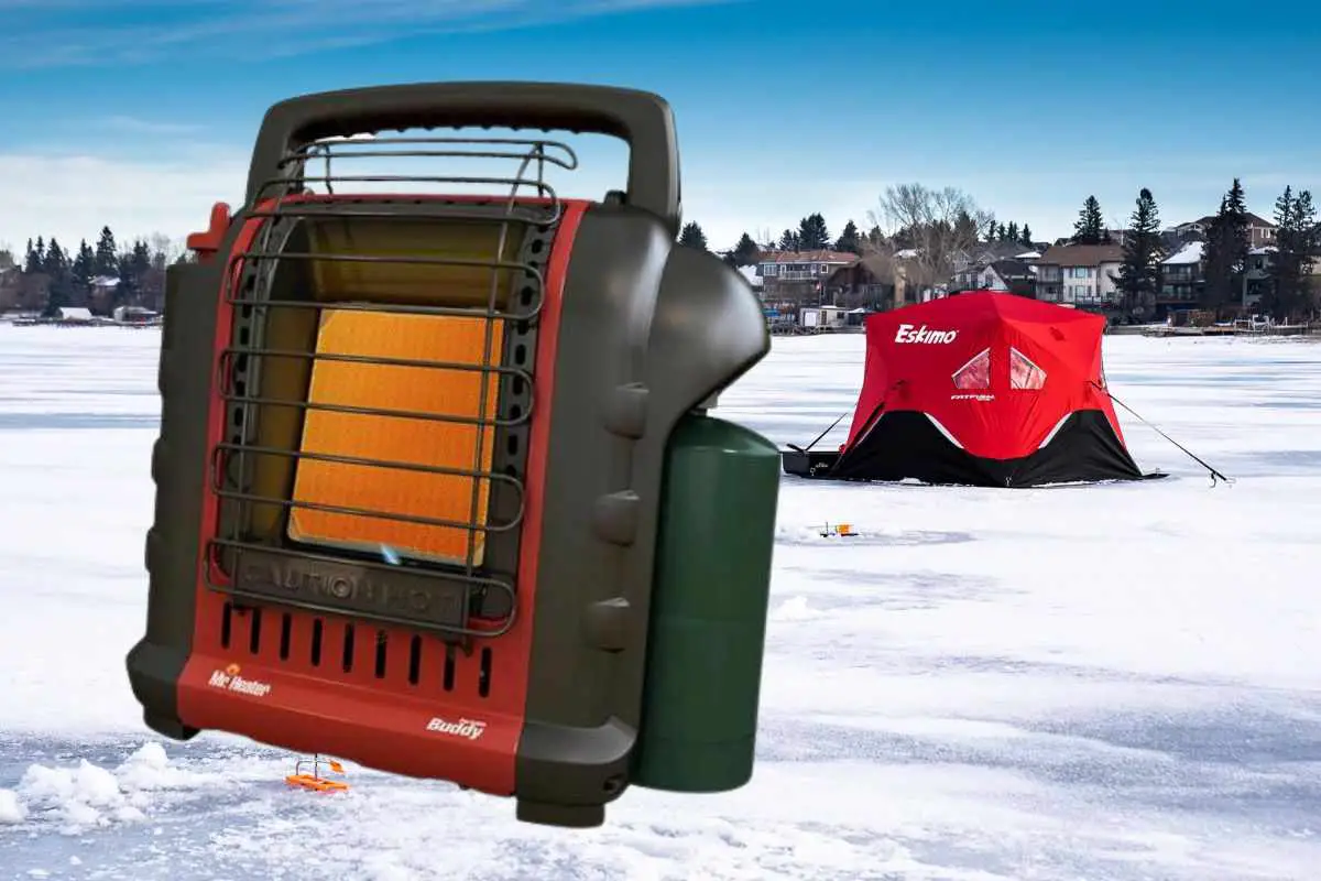 Photo of Mr Heater Buddy and Eskimo Ice Fishing Shelter